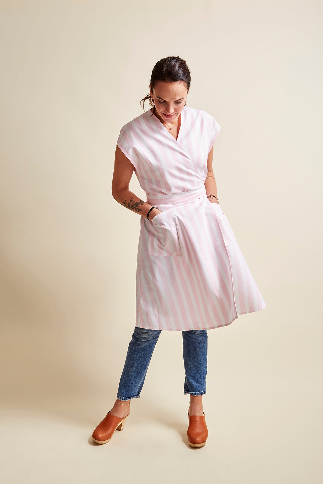 The Rosa Wrap House Dress